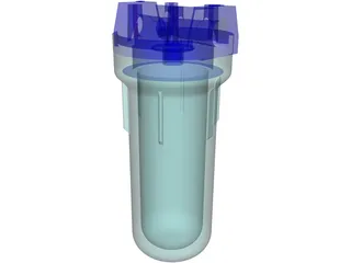 Water Filter 3D Model preview