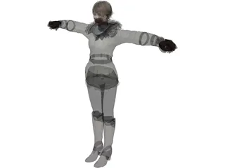 Sherry Birkin 3D Model preview