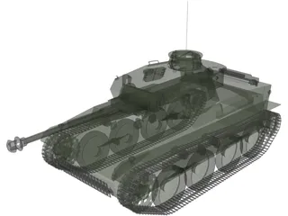 Panzer 38 3D Model preview
