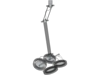Designer Lamp 3D Model preview