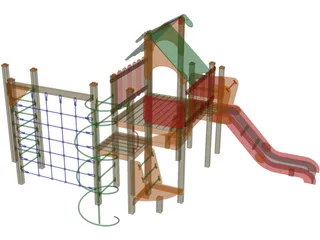 Playground Equipment 3D Model preview