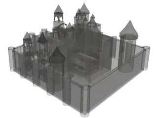 Castle 3D Model preview