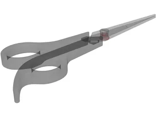 Mondial Scissors 3D Model preview