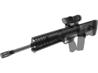 Remington Carabine 3D Model preview