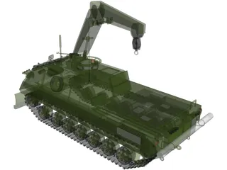 Engineer Tank 3D Model preview
