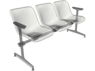 Bench 3D Model preview