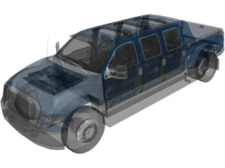 Ford F-Maxx (2012) 3D Model preview