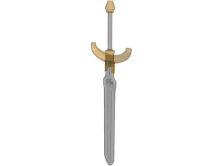 Zelda Sword Excalibur 3D Model preview