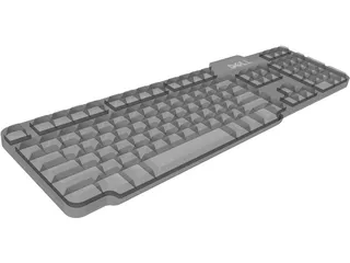 Dell Keyboard 3D Model preview