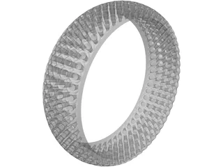 Cherrio Ring 3D Model preview