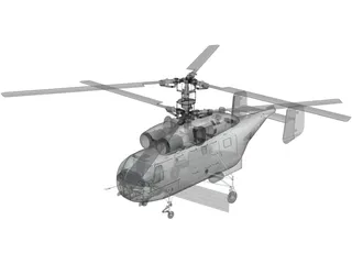 Kamov Ka-28 Helix 3D Model preview