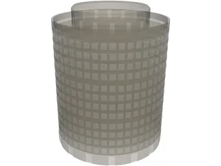 Industrial Building 3D Model preview