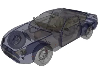 Jaguar XKR 3D Model preview