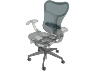 Mirra Chair 3D Model preview