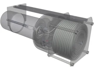 Winch 3D Model preview