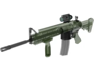 M4A1 3D Model preview