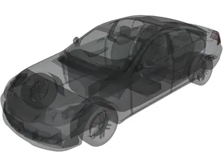 Mercedes-Benz C-Class (2007) 3D Model preview
