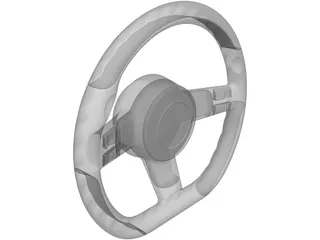 Steering Wheel 3D Model preview