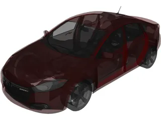 Dodge Dart GT (2013) 3D Model preview