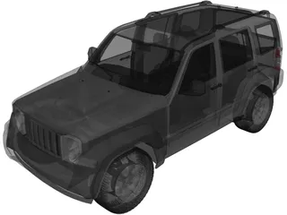 Jeep Cherokee (2008) 3D Model preview