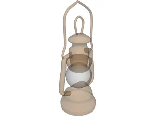 Ramadan Lantern Old 3D Model preview