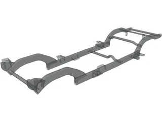 Suzuki Vitara Chassis 3D Model preview