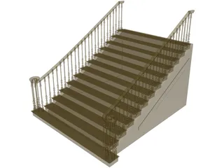 Stair 3D Model preview