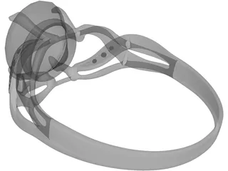Diamond Ring 3D Model preview