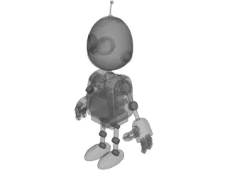 Clank Robot Pet 3D Model preview