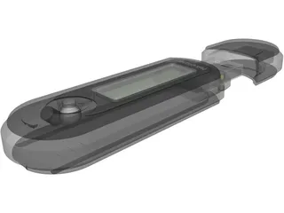 Intenso MP3 USB Stick 3D Model preview