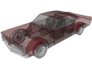 Pontiac GTO (1966) 3D Model preview