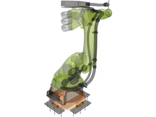 Kuka KR500-3 KR360-3 3D Model preview