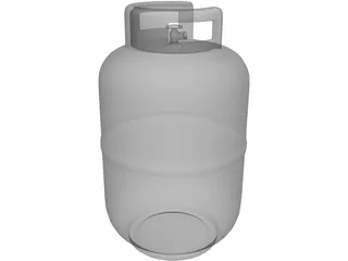 Gas Tank 3D Model preview