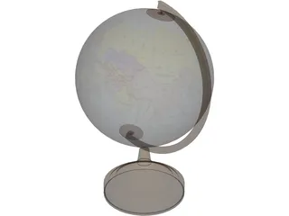 Globe 3D Model preview