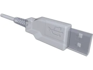 USB Port Connector 3D Model preview