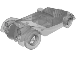 Morgan Plus 4 3D Model preview