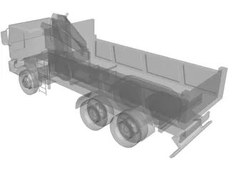 Dump Truck 3D Model preview