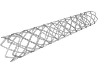 Vascular Stent 3D Model preview