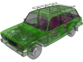 VAZ 2104 3D Model preview