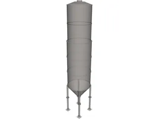 Silo 3D Model preview