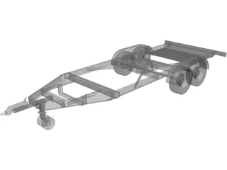 Trailer 3D Model preview