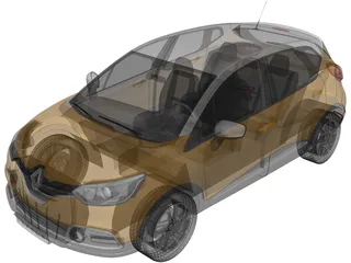 Ranault Captur (2014) 3D Model preview