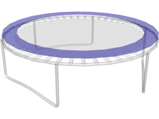 Trampoline 3D Model preview