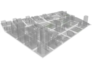 Minneapolis Washington Square 3D Model preview