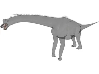 Brachiosaurus 3D Model preview