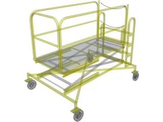 B4 Maintenance Stand 3D Model preview
