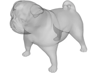 Bulldog 3D Model preview