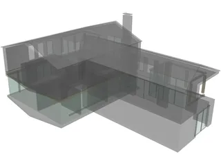Modern House 3D Model preview