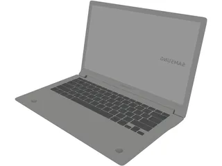 Notebook Samsung 3D Model preview