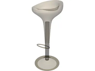 Bar Chair 3D Model preview